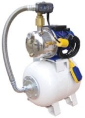 GRANDFAR AUTOjetS24lt Kendinden Emişli Paslanmaz Çeliki Jet Pompa 24lt Yatay