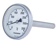 PAKKENS Bi-Metal Arkadan Bağlantılı Ø160mm KL 2,0 Termometre
