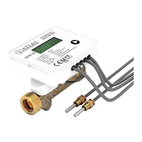 ATLAS UKM-20 DN20 Ultrasonik Isı Sayacı Kalorimetre ( M-Bus)