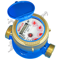 Baylan Yarı Kuru Tip Soğuk Su Sayacı SD-5 DN20 3/4''