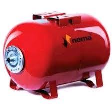 Nema 50 lt 10 Bar Yatık Genleşme Tankı
