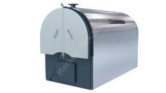 AKTES YKS Serisi-3 Geçişli Yarım Silindirik Tip Katı Yakıtlı Çelik Kazan-Manuel