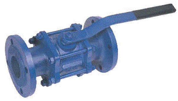 ETM Tam Geçişli Üç Parçalı Küresel Vana PN16